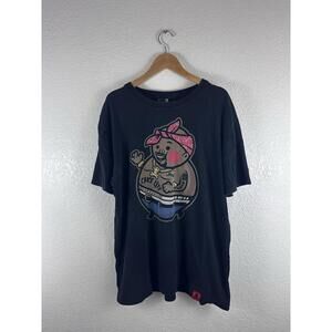 Johnny Cupcakes T Shirt Mens XL Black Graphic Tee Cake Life Cupcake Skull